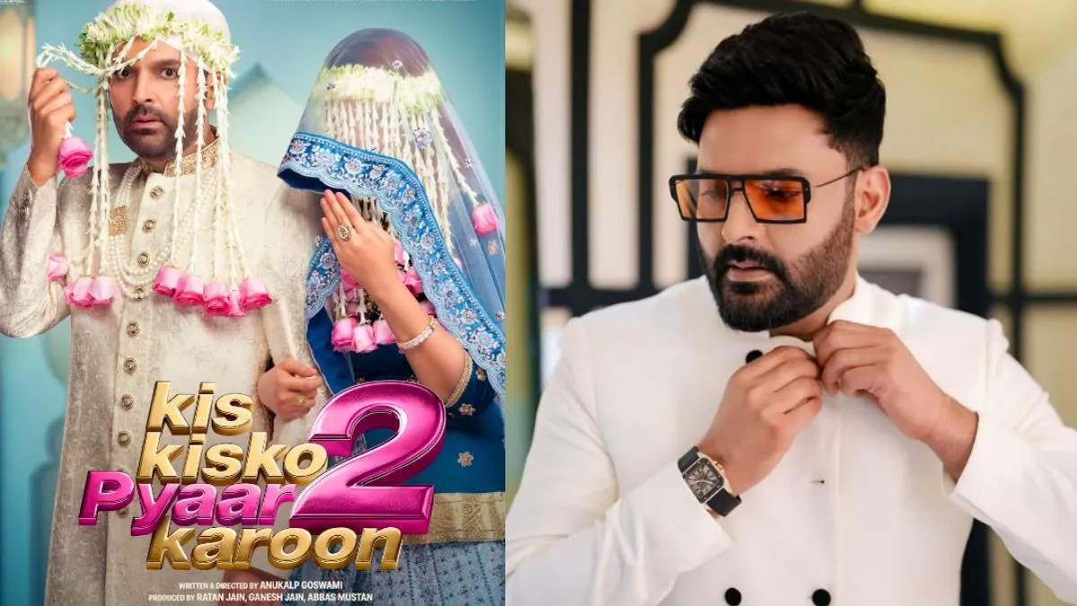 **Kis Kis Ko Pyar Karoon** is a 2015 Bollywood romantic comedy starring Kapil Sharma, Elli AvrRam, Manjari Fadnnis, and Simran Kaur Mundi, following a man juggling multiple marriages comically.