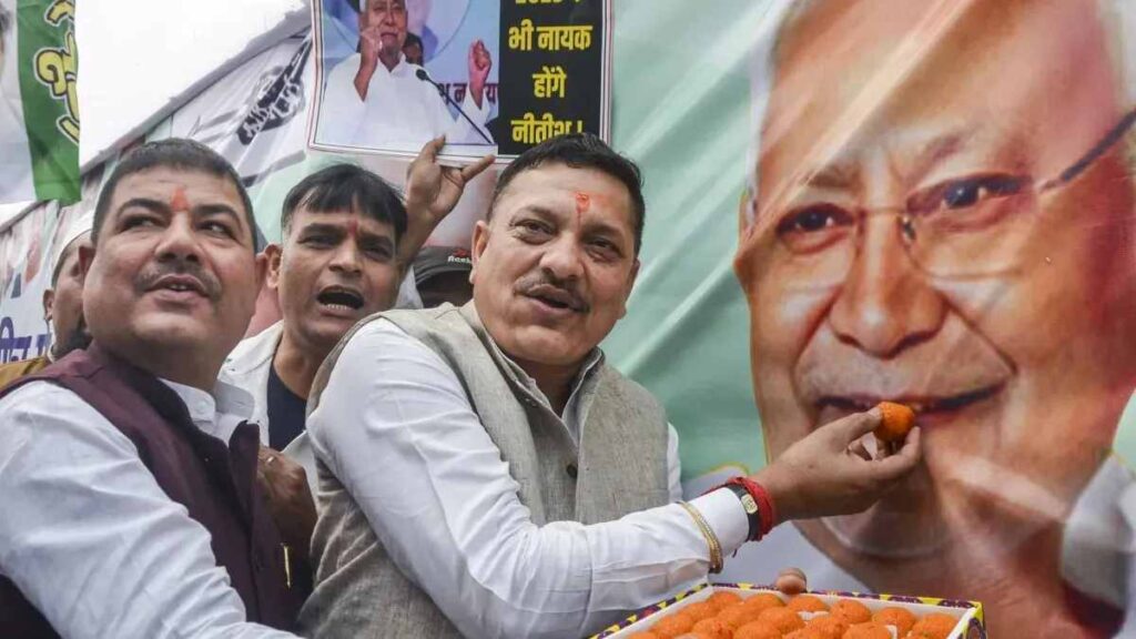 Bihar Election 2025: The NDA is heading toward its strongest mandate since 2010, when the JD(U)-BJP combine secured 206 out of 243 seats. In comparison, the alliance had bagged 125 seats with 37.26% votes in the 2020 polls.