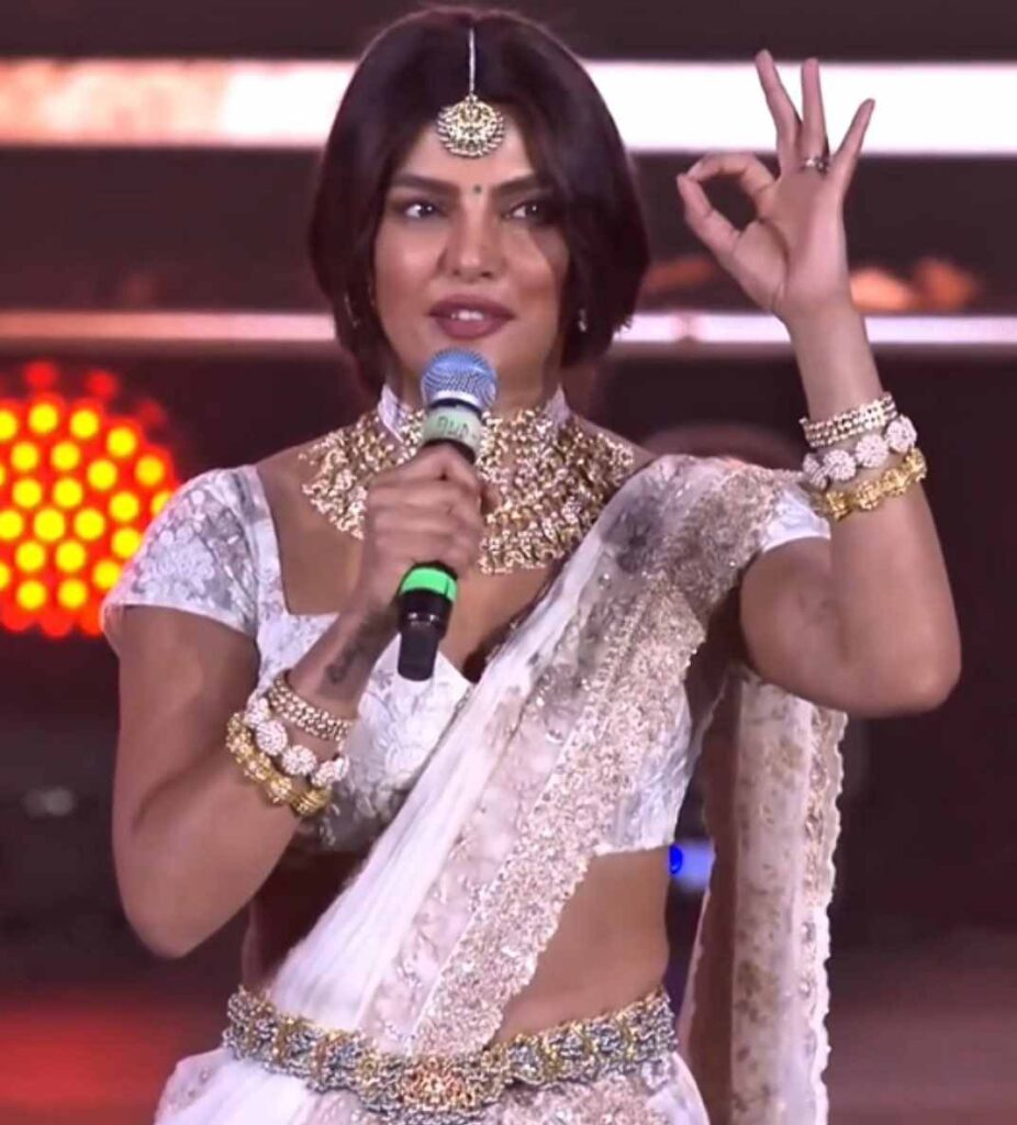 Although Priyanka Chopra’s look and scene from Varanasi were not part of the teaser, clips of her from the event have gone viral online. She charmed fans in the Southern city by greeting them in Telugu, saying “Thagala petteddama?” which translates to “Should we set fire?” Sharing her excitement, she added, “As you’ve probably noticed, I’m thrilled to be back making this movie in my beloved India. The best way to do Telugu cinema is with the greats.”