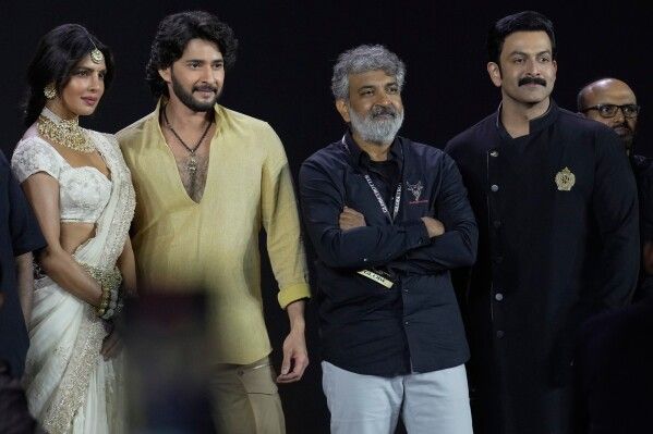 SS Rajamouli unveiled the first look of his ambitious film Varanasi at a grand event held at Ramoji Film City, Hyderabad, on November 15. The reveal, staged before a crowd of more than 50,000, generated massive anticipation and fanfare. The acclaimed director, known for global hits like the Baahubali series and RRR, attended the event along with lead stars Priyanka Chopra, Mahesh Babu, and Prithviraj Sukumaran.