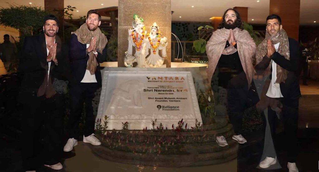 Luxury made its presence felt quietly, yet unmistakably. During the visit, Anant Ambani gifted Lionel Messi an exceptionally rare Richard Mille RM 003-V2 GMT Tourbillon “Asia Edition.”