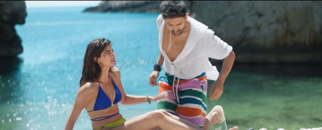 The much-awaited trailer of Tu Meri Main Tera Main Tera Tu Meri is finally here! Starring Kartik Aaryan and Ananya Panday, the trailer treats viewers to stunning locations, vibrant visuals, and high-energy dance sequences. Yet, it’s the electric chemistry between Kartik and Ananya that steals the show.